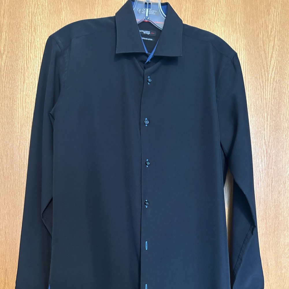 Men's Black Dress Shirt